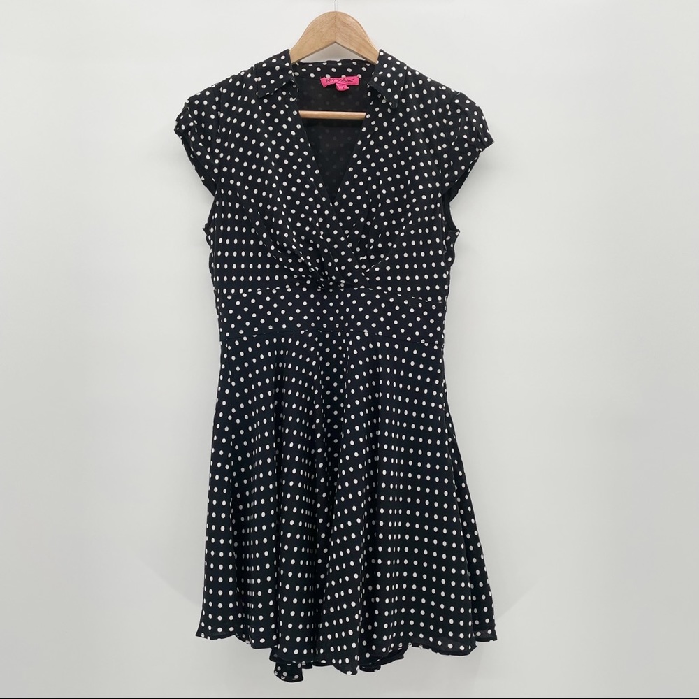 Betsey Johnson Polka Dot Mini Dress